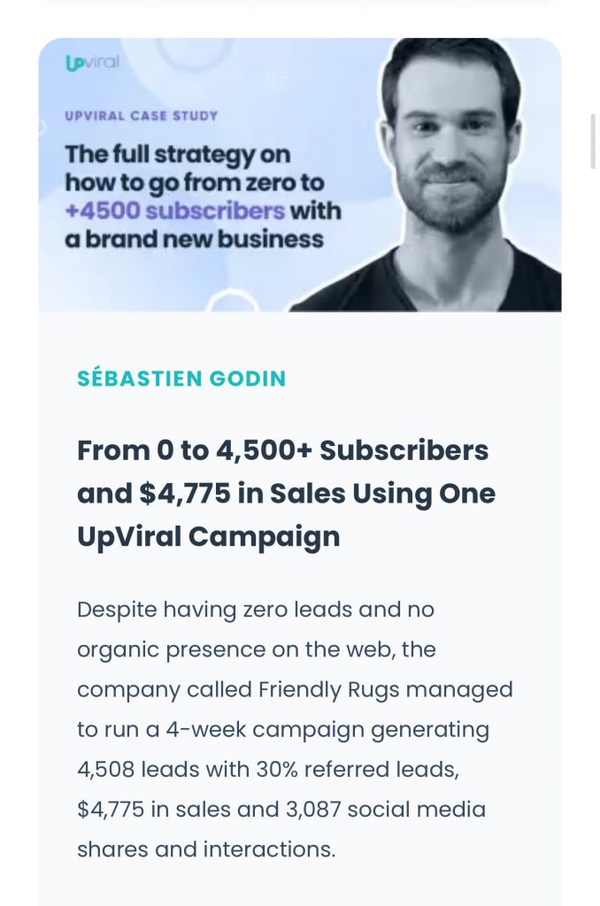 referral marketing campaign results