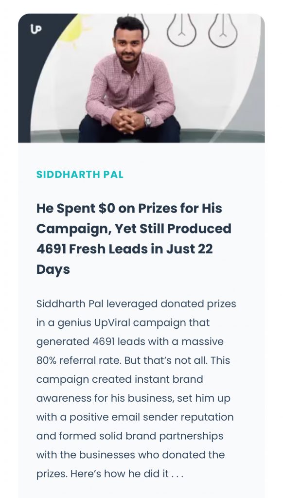 referral marketing campaign results